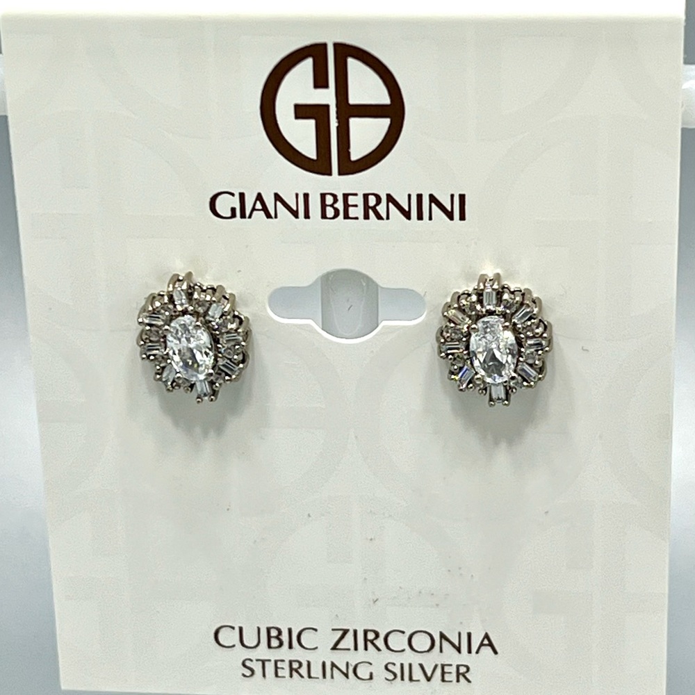 Sterling Silver & Cubic Zirconia Earrings